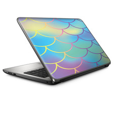 Universal Laptop Skins Wrap for 14" - Pastel colorful mermaid scales