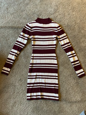 Say What Maroon Slim Sweater Dress Size M