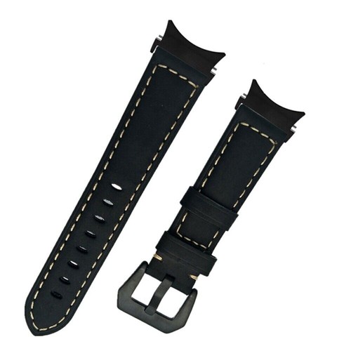 Leather Watch Band For Samsung Galaxy Watch 4 5 6 40/44mm Classic 42