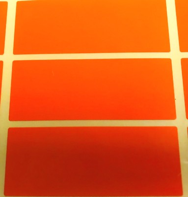 Large - Red 30 x 78mm Colour Code Rectangles - Filing / Box Stickers / Labels