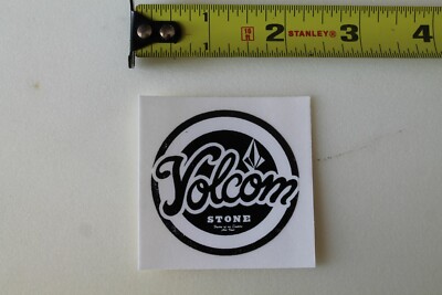 Sticker Vintage Volcom – Rare – Pierre / Stone – Pour Skateboard, Surfboard – Autocollant D'origine