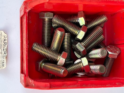 Parker Brass bolts, lot of 18 for flange kit 5151HK-32 - Picture 2 of 3