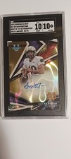 2022 Bowman U Best Sam Hartman Best Of '22 Auto Gold Lava Ref. 49/75 Sgc 10/10