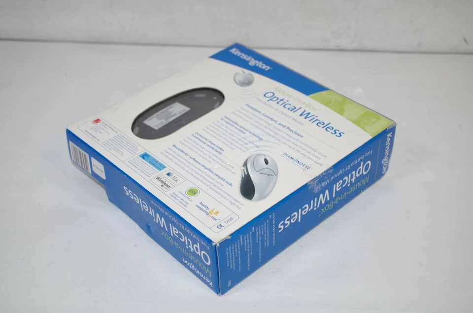 Kensington Optical Wireless 72125 Silver/Black 5 Button Gaming Mouse + Receiver - Image 2 of 2