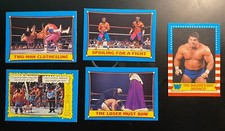 1987 0-Pee-Chee WWF Lot of 5 cards (Rare Canadian)  🔥🔥🔥