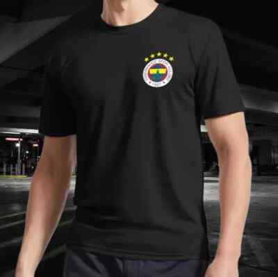 NEW SHIRT FENERBAHÇE 5 STARS RACING LOGO T-SHIRT FUNNY SIZE S-5XL