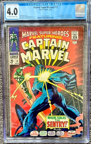 MARVEL SUPER- HEROES #13 CGC4.0  1ST APP. CAROL DANVERS, 2ND APP. CAPTAIN MARVEL