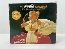 Vintage Coca Cola Desk Top Special Commemorative Edition Calendar for year 2000