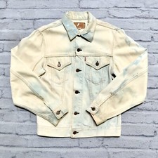 Vintage 70s Levis Big E Type 3 Denim Trucker Jean Jacket Made in USA Distressed