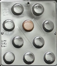 Medium Peanut Butter Cup Chocolate Candy Mold Candy Making 104 NEW