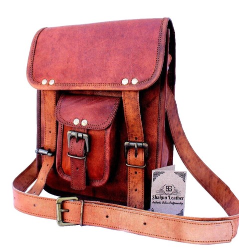 Vintage Village Tannery Genuine Leather HandMade Crossbody Messenger Bag Village Tannery - Etsy main image 3