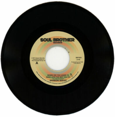 SHARON RIDLEY / RALPH GRAHAM- Where Did You Learn To Make Love The Way You Do