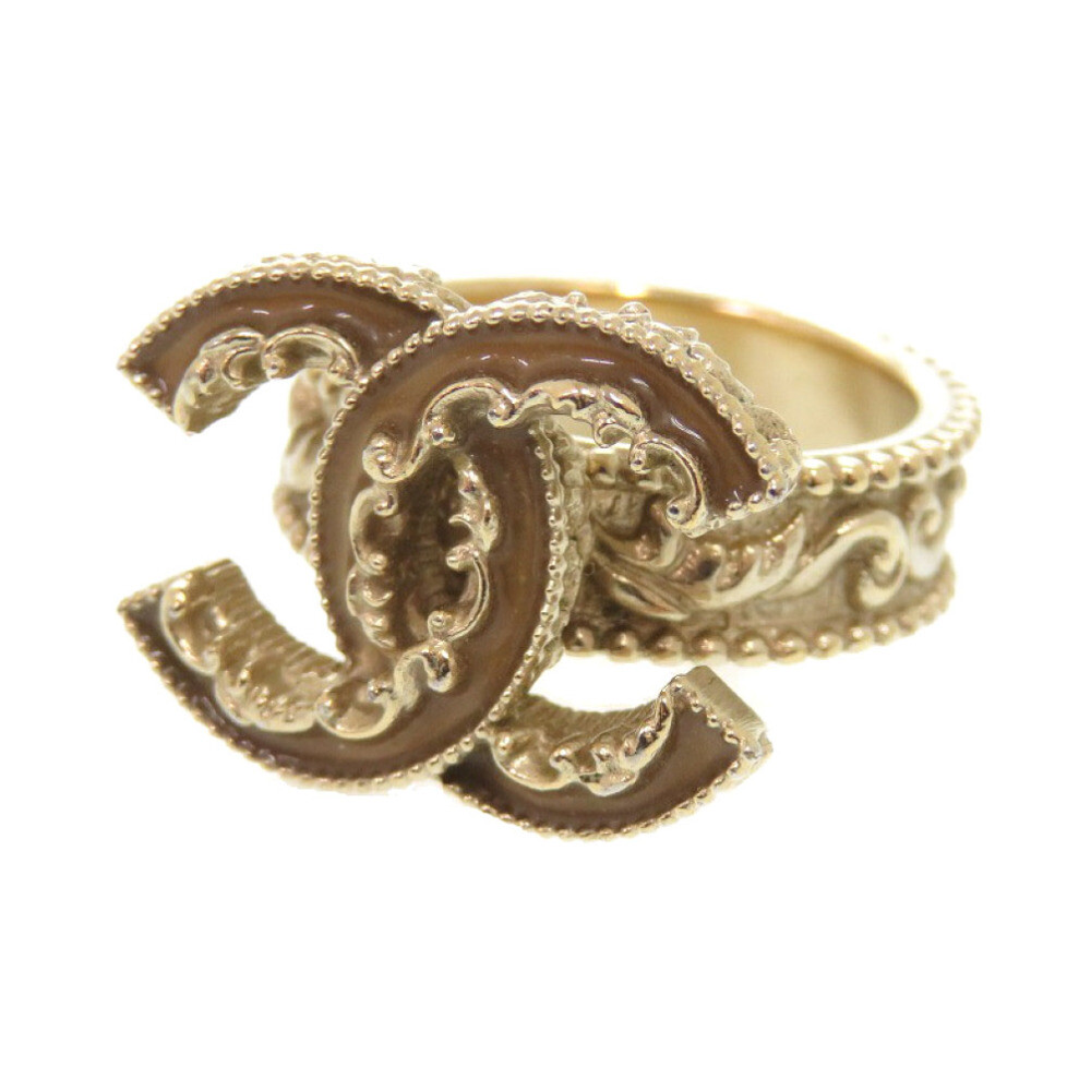 【インパクト大☆】CHANEL リング CCロゴ AUTHENTIC CHANEL CC MarkRing Gold Metal #約11(JP Size) | eBay