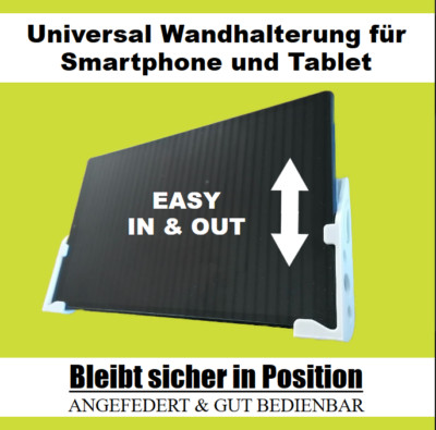 Universal Wandhalterung für Smartphone und Tablet / Halterung / Handy