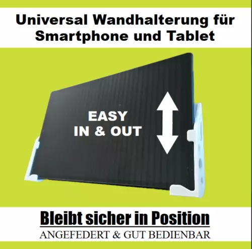 Universal Wandhalterung für Smartphone und Tablet / Halterung / Handy