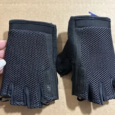 Hestra Short Sr 5 Finger Black Size 6 Cycling Bicycling Gloves 