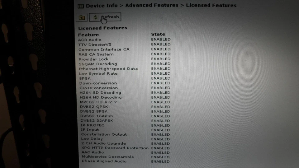 Ericsson New Face RX1290 Dual-IP Receiver Decoder HD AC3 HWO/IP/GIGE All License - Image 3 of 4