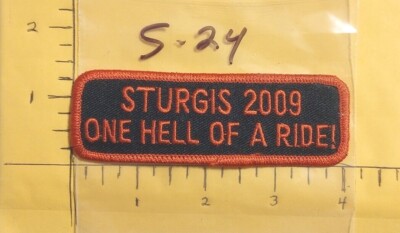 Vintage Motorcycle Rally Patch Sturgis 2009 One...Ride     Buy More Save $$ S-24