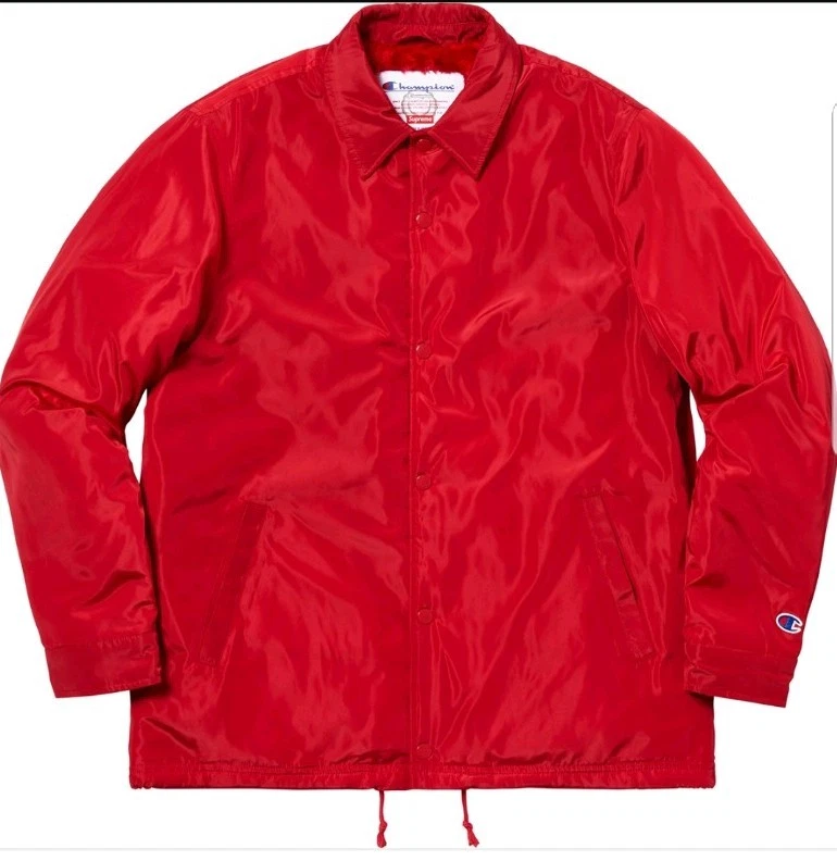 Supreme x champion top label coaches jacket