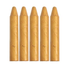 Set of 5 Logo Sticks, Gold