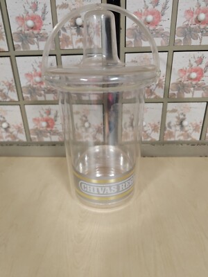 Chivas Regal Scotch Whisky Eiskübel Flaschenhalter Kühler Lucite Kunststoff sehr guter Zustand