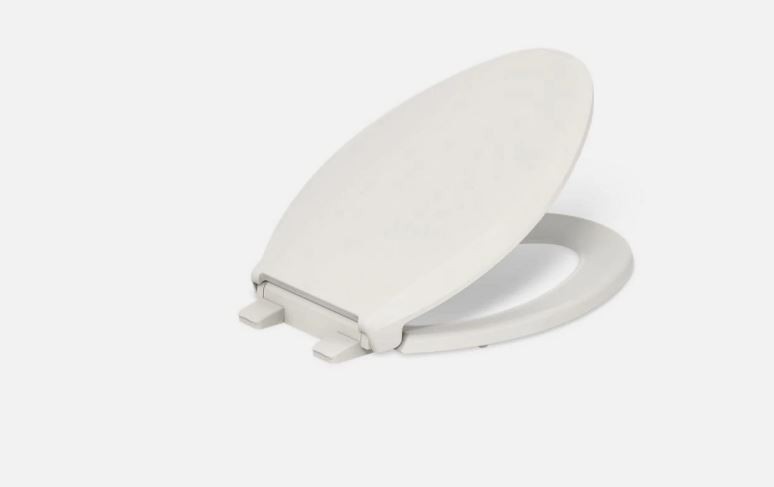 Kohler Cachet K-4636-RL-96 Elongated Closed-Front Toilet Seat,Biscuit *NEW*