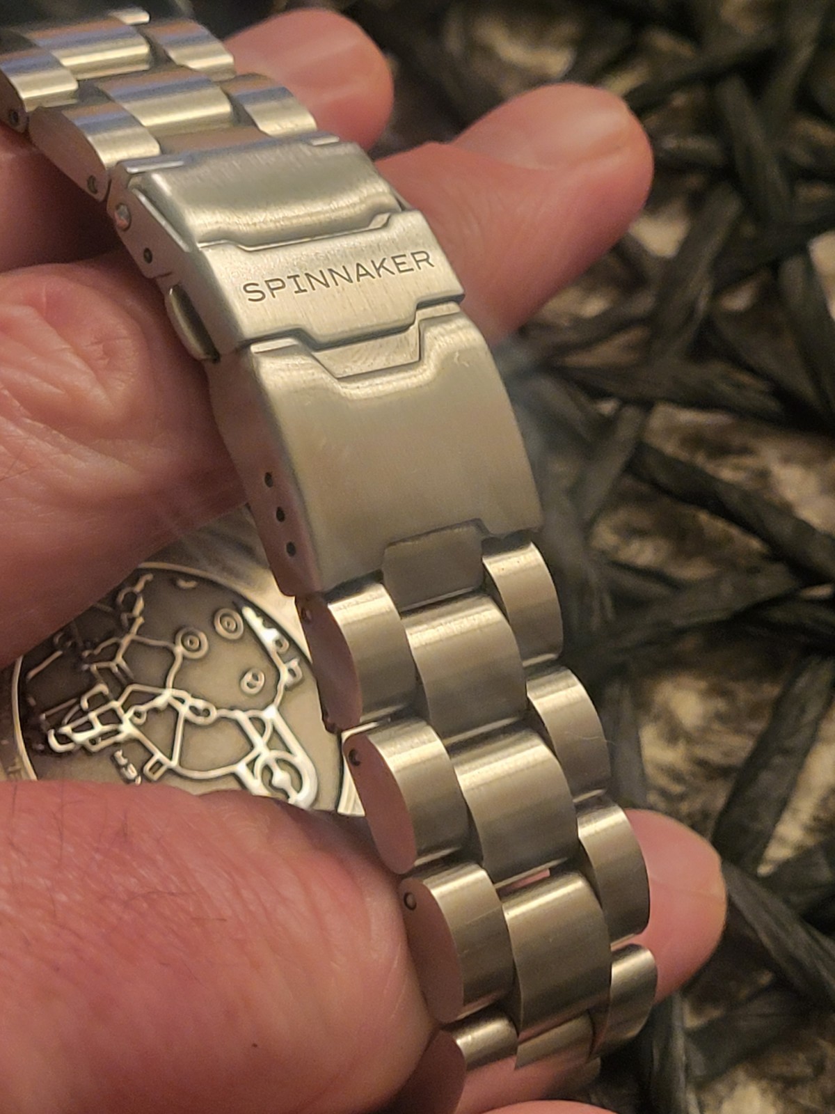 🔥 Spinnaker Piccard Watch ~ Purple Dial ~ 45mm ~ NH35 ~ HUGE SAPPHIRE CRYSTAL🔥