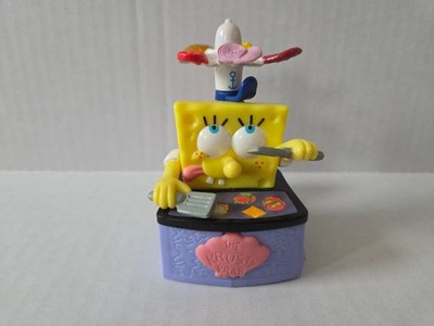 2001 Burger King SpongeBob SquarePants Krusty Krab SpongeBob Fry Cook Toy Works