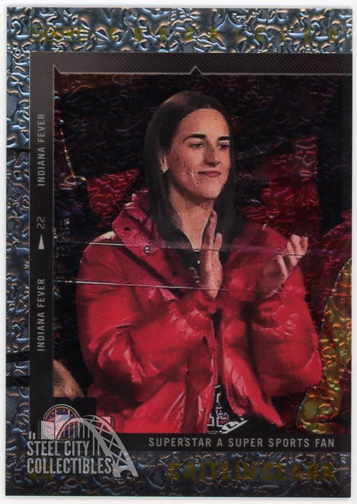 2026 Panini NSCC VIP - 2025 Caitlin Clark Chronicled Gold Card #58 45/50