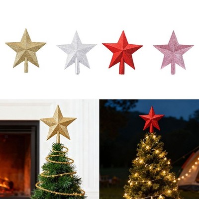 Weihnachtsstern Baumspitze leichte Ornament für Innen Schlafzimmer Fenster