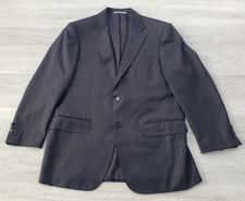 Canali 1934 Sport Coat Blazer Men 52 EU R Fits US 42 Navy Wool Italy