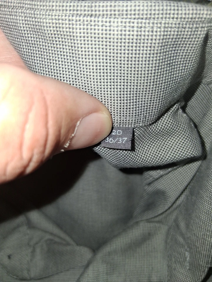 Camisa de vestir gris manga larga Damon para hombre talla grande y alta 3XLT Foto 3 de 3