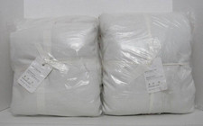 Pottery Barn Broadway Curtains 2-Sets/2, 4 Panels 100" x 84" B/O White NWT