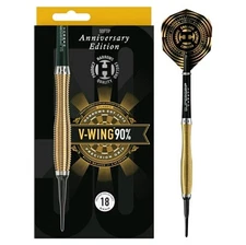 New Harrows Anniversary Edition V-Wing 90% Tungsten Soft Tip Darts - 18 Gram