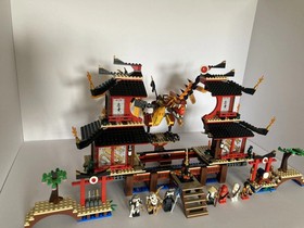 Lego Fire Temple 2507 Ninjago 100% Complete Set Kai Nya Zane Wu Garmadon Samukai
