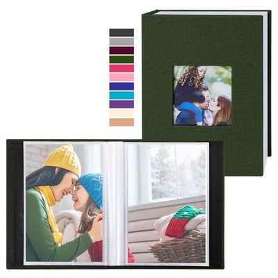 Fotoalbum 10x15 50 2 Packungen, Klein Mini Leinen Einstecken Einsteckalbum fü...