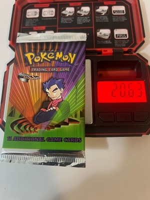 Pokemon Gym Challenge Booster Pack Unlimited 20.63 HEAVY? | eBay