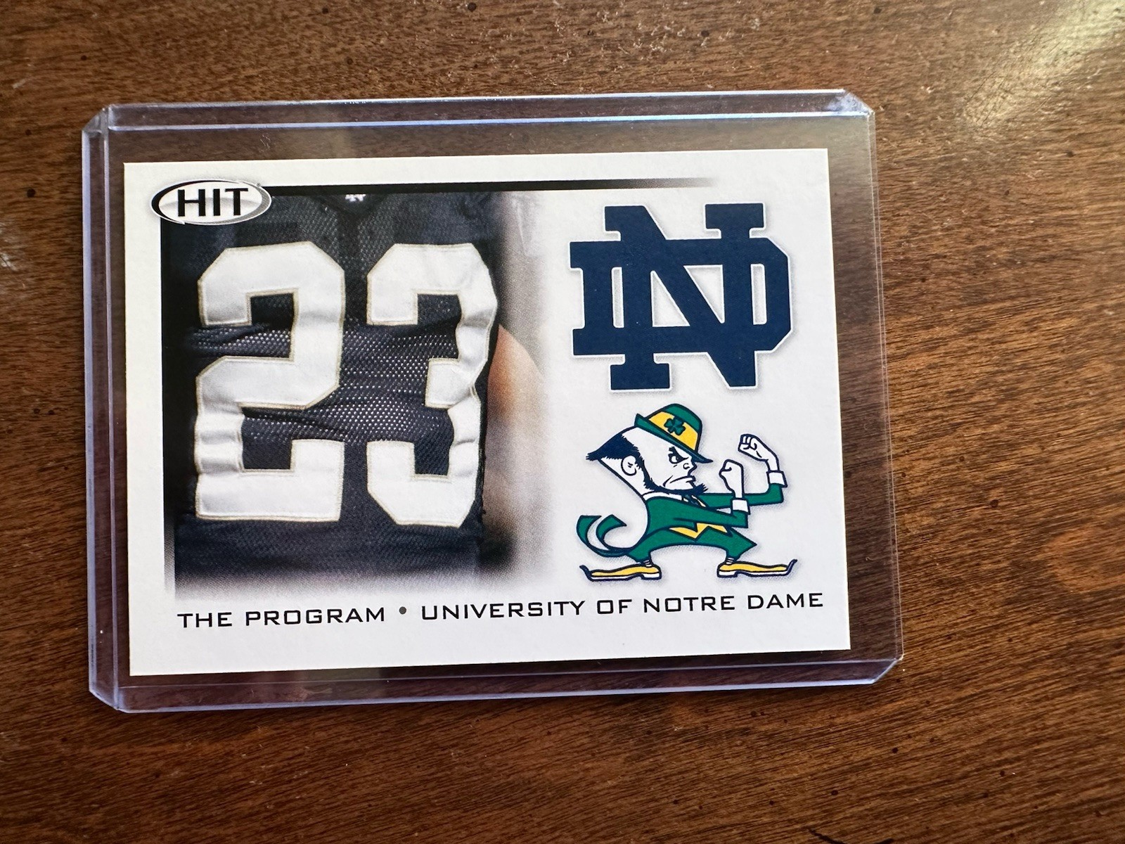 2010 SAGE Hit Football #44 The Program Notre Dame Fighting Irish NM-Mint