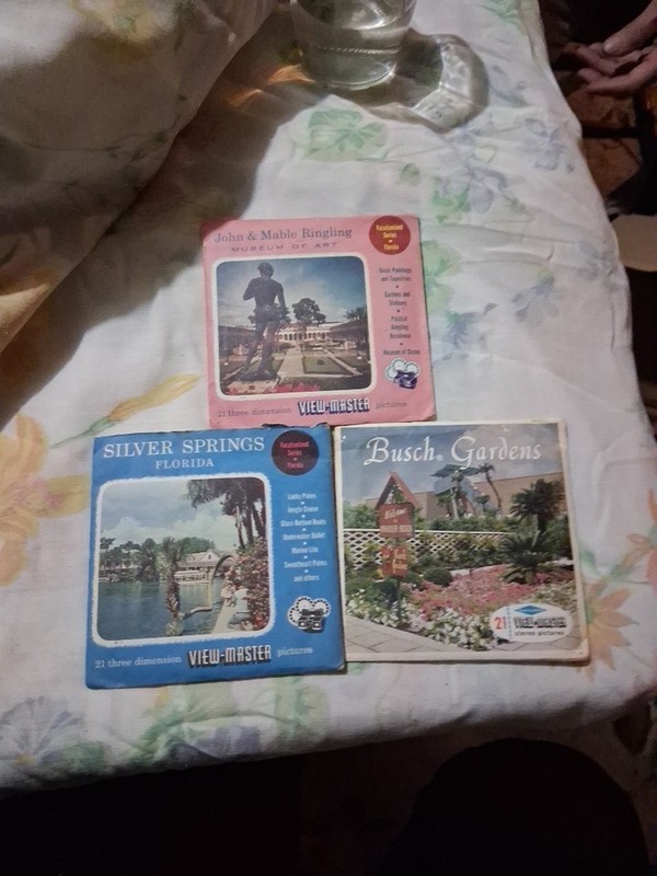 Vintage Lot Of (3) 3 Packs Of Florida View Master Reels
