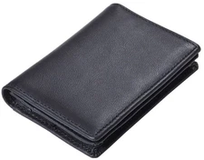 RFID Genuine Leather Bifold /Business Credit Card Case Holder for Men Slim Fr...