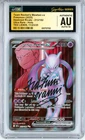 CGC Authentic Auto 10 Ted Lewis Pokemon TCG Team Rocket's Mewtwo ex 213/182
