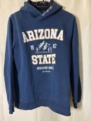 C&A Jungen Hoodie Pullover blau Arizona State Druck, Gr. 158-164, Fleece