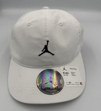 NWT Nike Air Jordan Youth Jumpman Snapback Hat 9A0724-001 8/20 Cotton White OS