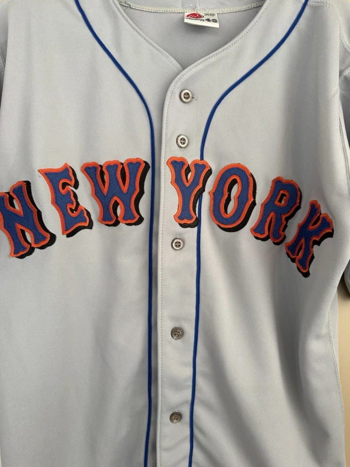 Camiseta de béisbol vintage de los Mets de Nueva York Rawlings 40 aniversario de los Mets talla 40 Foto 4 de 4