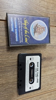 Commodore 64 C64 Spiel -- SHIP OF THE LINE (Richard Shephard) -- Tape tst6