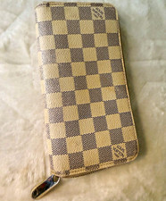 Louis Vuitton Damier Azur Zip-Around Long Wal...