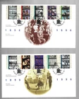 2 1996 Canada combo FDC's; Cinema/Film Industry Scott 1615a-e/1616a-e