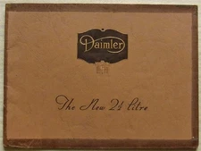 DAIMLER 2½ Litre Car Sales Brochure 1946 #R601/2042/646