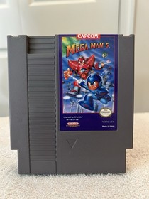 Capcom Mega Man 1-6 NES Game Cartridge Lot NTSC-U/C (US/Canada) Tested and Plays