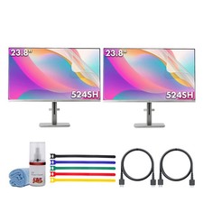 HP 524SH 23.8" 16:9 FreeSync IPS Monitor Bundle